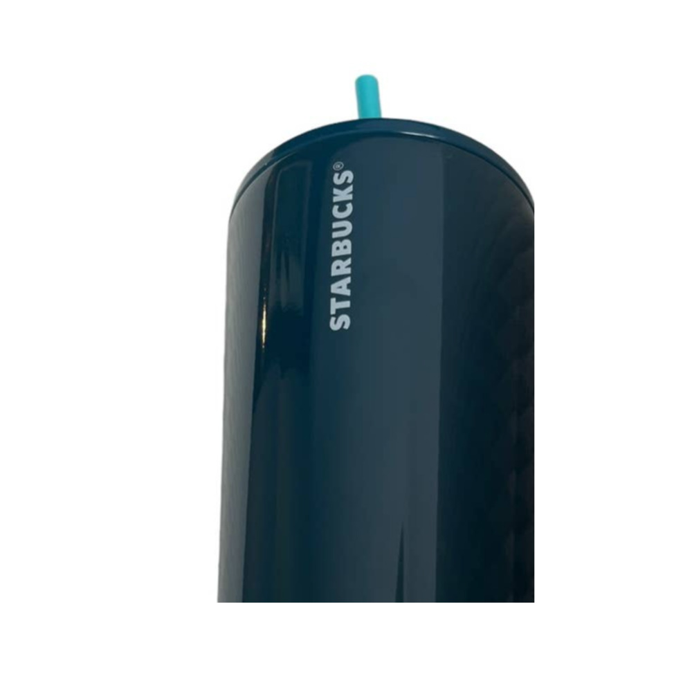 Starbucks 2023 Blue Teal 2 Tone Stainless Steel Cold Cup Venti Tumbler NEW - Picture 6 of 16